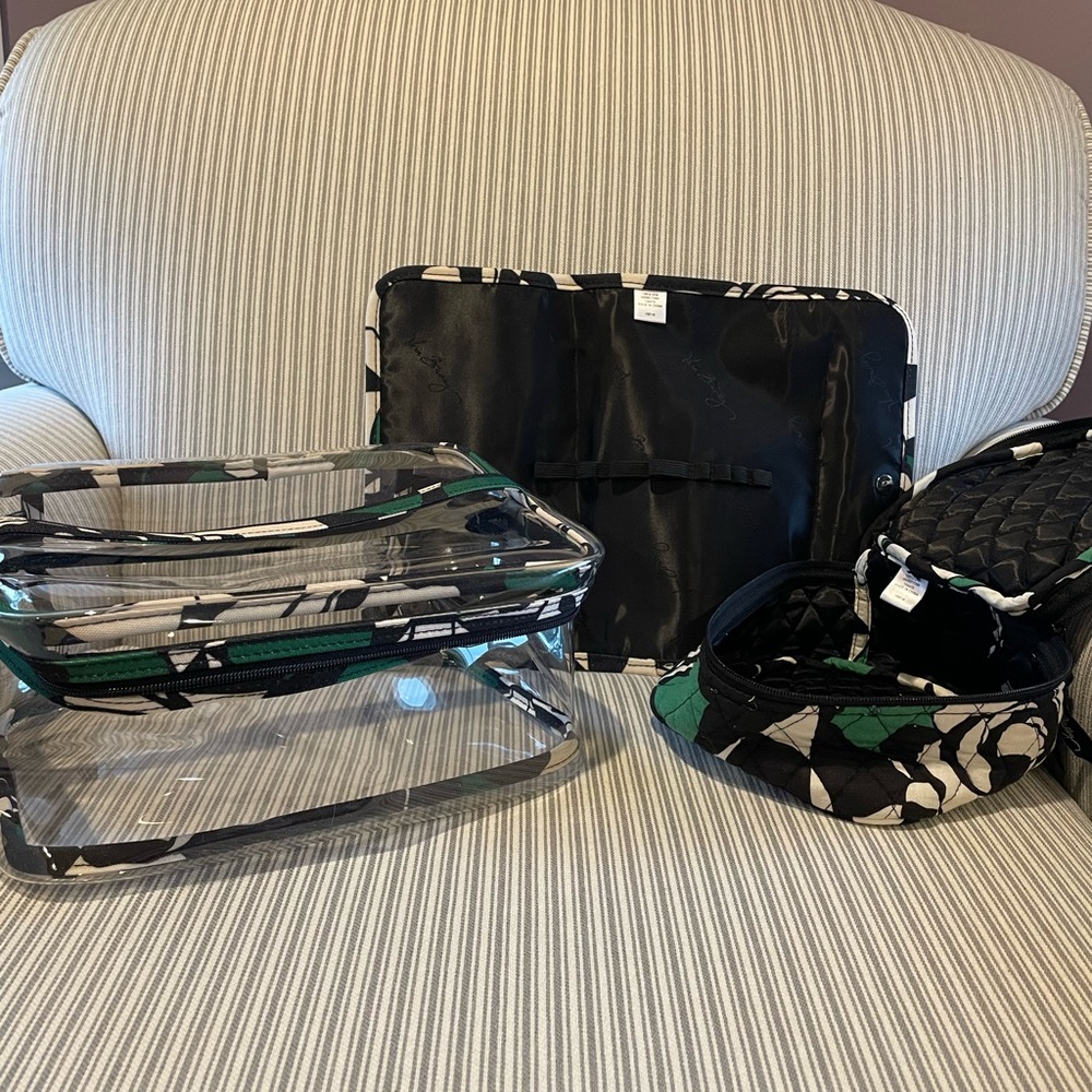 Vera Bradley Cosmetic Set with Zippered Wallet